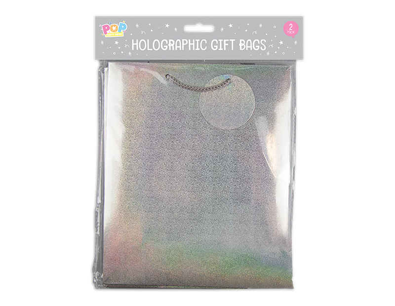 Holographic Gift Bag 2pk
